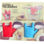 2&apos;li Silikon Tutucu Çay ve Kahve Aksesuar Seti