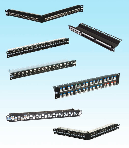 24 Port Keystone Jack UTP Panel Boş