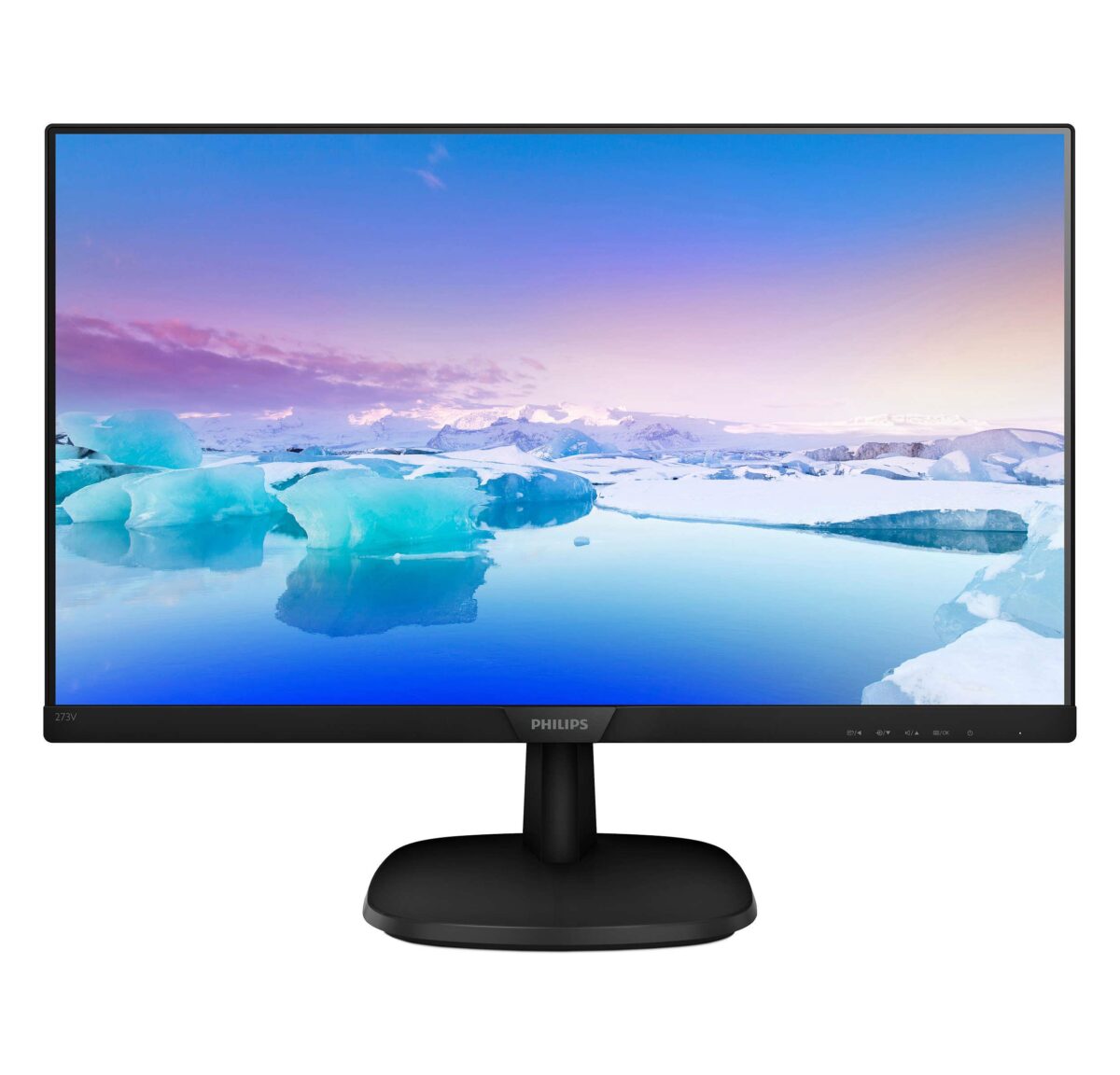 27 PHILIPS 273V7QJAB/00 IPS 4MS 75MHZ 1XVGA 1XHDMI 1XDP FHD 1920X1080 HOPARLÖR VESA SİYAH - Görsel 1