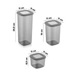 3 Boy Erzak Saklama Kabı - Görsel 2