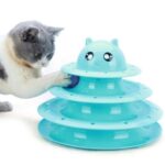 3 Katlı Kedi Oyuncağı Turntable Cat Toy - Görsel 2
