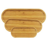 3&apos;lü Oval Sunum Tabağı Seti