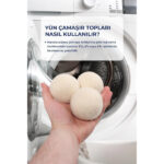 3&apos;lü Yün Kurutma Topu Seti - Görsel 2