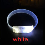 3 Modlu Pilli LED Işıklı Esnek Parti Bilekliği Beyaz - Görsel 3