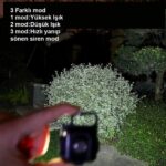 30 Ledli  Mıknatıslı Mini Anahtarlık Flash Kamp Lambası - Görsel 5