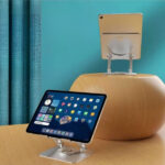 360 Derece Dönebilen Yükseltilmiş Masaüstü Ayarlanabilir Metal Tablet Standı - Görsel 2