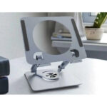 360 Derece Dönebilen Yükseltilmiş Masaüstü Ayarlanabilir Metal Tablet Standı - Görsel 5