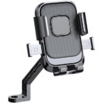 360° Dikiz Aynası Bisiklet Motosiklet Telefon Tutucu - Görsel 3