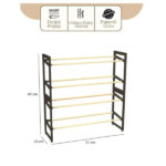 4 Katlı Ahşap Ayakkabılık - Görsel 3