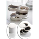 4 Katlı Dönen Silindir Takı Organizeri - Görsel 3