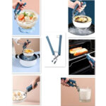 4 Parça Yanma Önleyici Mutfak Seti - Tencere Tabak Tutucu Ve Fırın Eldiveni - Görsel 3