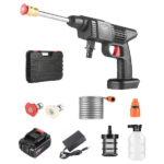 48V Şarjlı Çift Bataryalı Taşınabilir Basınçlı Yıkama Sulama Tabancası - Görsel 2