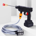 48V Şarjlı Çift Bataryalı Taşınabilir Basınçlı Yıkama Sulama Tabancası - Görsel 3