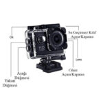 4K Su Geçirmez Wi-Fi Aksiyon Kamerası - Görsel 2