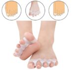 5 PARMAK AYIRAN GEÇMELI MAKARA BEYAZ RENK - Görsel 2