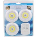 Uzaktan Kumandalı Yapışkanlı 3'lü Led Spot Lamba - Görsel 3