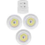 Uzaktan Kumandalı Yapışkanlı 3'lü Led Spot Lamba - Görsel 2