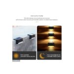 WaterProof Solar Merdiven Lambası 4 Adet - Görsel 2