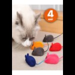 Kedi Eğitim Oyun Faresi 4 Adet - Görsel 3