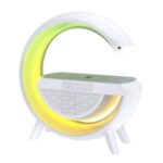 Kablosuz Şarj Standlı RGB Hoparlör - Görsel 2
