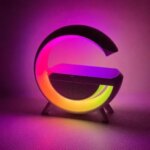 Kablosuz Şarj Standlı RGB Hoparlör - Görsel 3