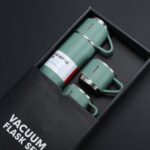 Paslanmaz Çelik Bardaklı Termos Seti 500 ML - Görsel 4