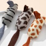Peluş Fare Kedi Oyuncağı 3 Adet - Görsel 2
