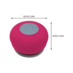 Vakumlu Su Geçirmez Bluetoothlu Mini Duş Hoparlörü - Görsel 2
