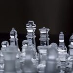 Glass Chess Cam Satranç Takımı (25 cm x 25 cm) - Görsel 3