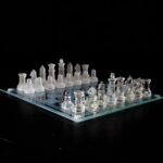 Glass Chess Cam Satranç Takımı (20 cm x 20 cm) - Görsel 2