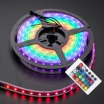 Rgb Şerit 5 Metre 16 Renkli Kumandalı Adaptörlü Çift Taraflı Bant - Görsel 2