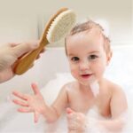 Keçi Kılı Organik Bebek Banyo Tarağı - Görsel 2