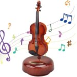 Hareketli Violin Müzik Kutusu - Görsel 2