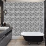 DecoHandy  Pvc Duvar Karosu 30x30cm 4'lü Paket - Mermer Desenli Siyah 0,36m2 - Görsel 3