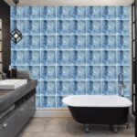 Decohandy 30x30 Cm Pvc Duvar Karosu 4'Lü Paket - Okyanus Mermer - Görsel 3