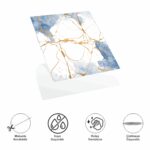DecoHandy Pvc Yapışkanlı Yer Karosu 30x30cm 4'Lü Paket - Blue Edition 0,36m2 - Görsel 2