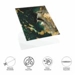 DecoHandy Pvc Yapışkanlı Yer Karosu 30x30cm 4'Lü Paket - Green Edition 0,36m2 - Görsel 2