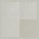 DecoHandy 30x30 cm Kendinden Yapışkanlı  Pvc Karo Mutfak Arası 4 Lü Karışık model  0,36m2 - Görsel 2