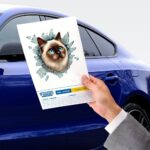Fulcar Siamesse Araç Stickerı - Görsel 2