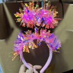 Püsküllü Led Işıklı Parlak Hologramlı Taç Pembe - Görsel 2