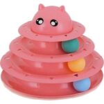 3 Katlı Kedi Oyuncağı Turntable Cat Toy - Görsel 3