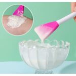 Silikon Yüz Temizleme Fırçası ve Maske Uygulama Spatulası - Görsel 2