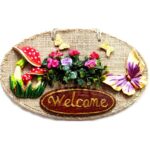 Hayat Bahçesi Welcome Yazılı Kapı ve Duvar Süsü - Görsel 2