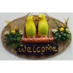 Welcome Yazılı Muhabbet Kuşu Kapı Süsü - Görsel 2