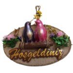 Kuş Tasarımlı Hoşgeldiniz Kapı Süsü - Görsel 3