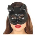 Siyah Renk Lüks Kedi Maskesi - Görsel 3