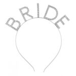 Bekarlığa Veda Kristal Taşlı Gümüş Bride Tacı - Görsel 2