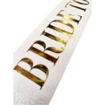 Altın Yazılı Bride To Be Simli Kuşak Kemer - Görsel 2