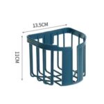 Yapışkanlı Çok Fonksiyonlu Banyo Organizeri BEYAZ - Görsel 4
