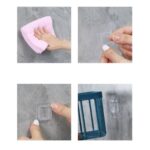 Yapışkanlı Çok Fonksiyonlu Banyo Organizeri BEYAZ - Görsel 3